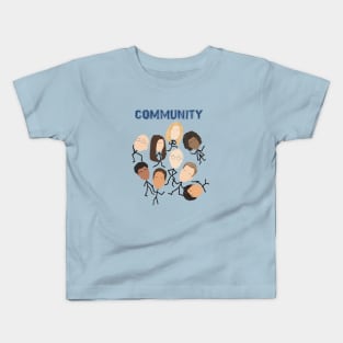 Community TV characters Kids T-Shirt